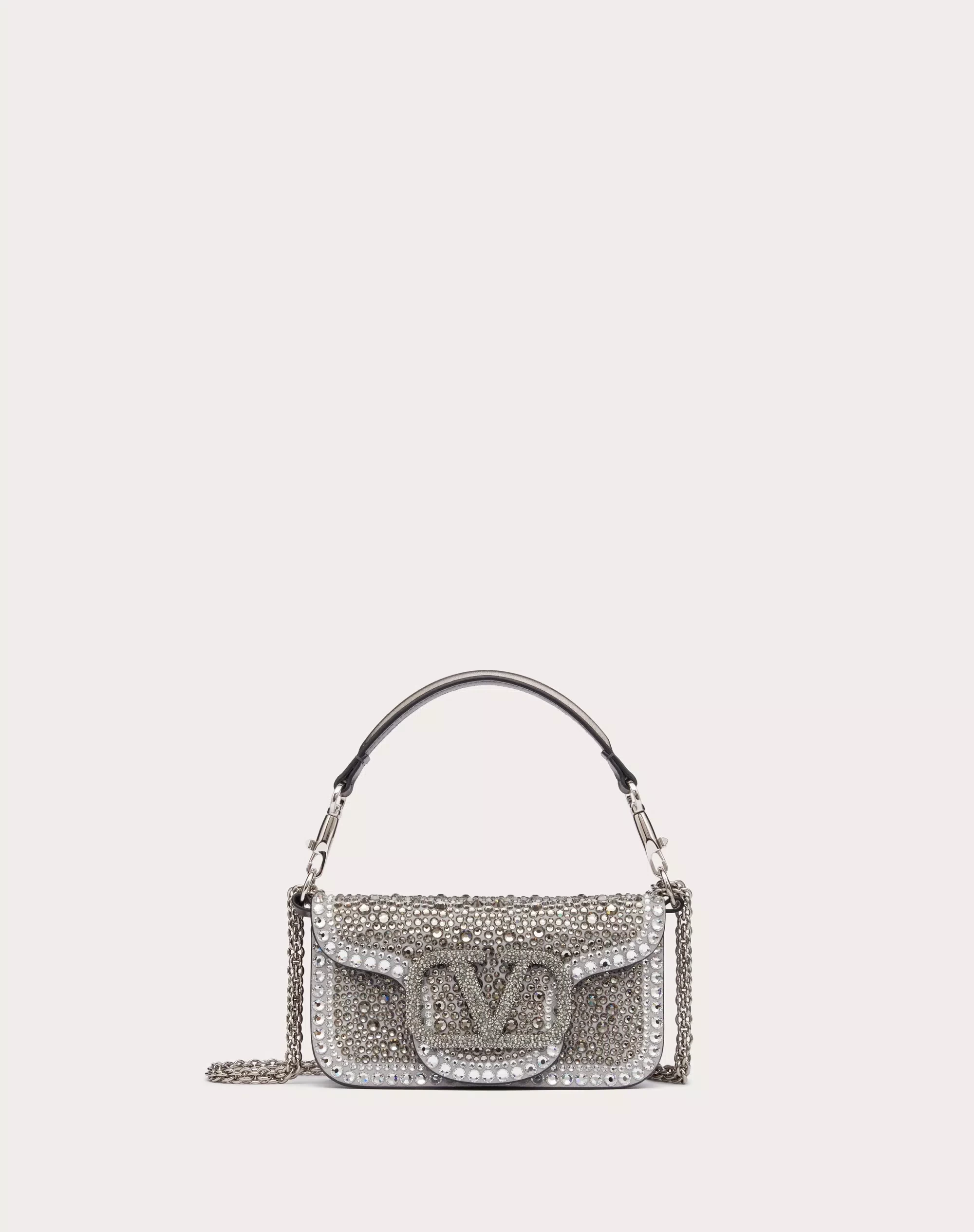 VALENTINO ロコ ラインストーン ミニ ショルダーバッグ