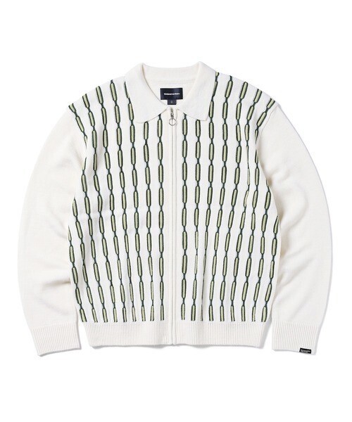 thisisneverthat Chain Zip Up Polo