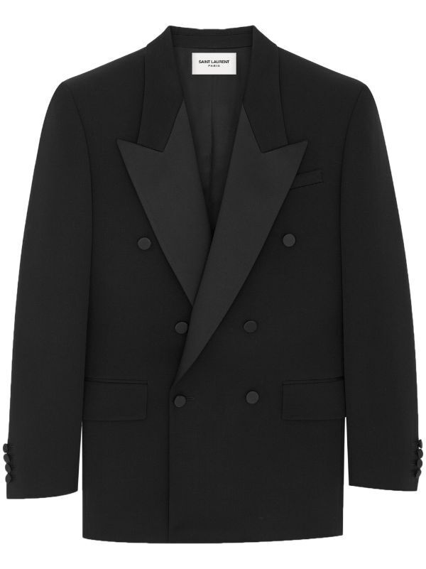 SAINT LAURENT タキシード ダブルジャケット