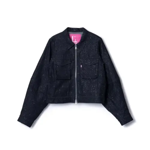 NON TOKYO LAME DENIM JACKET