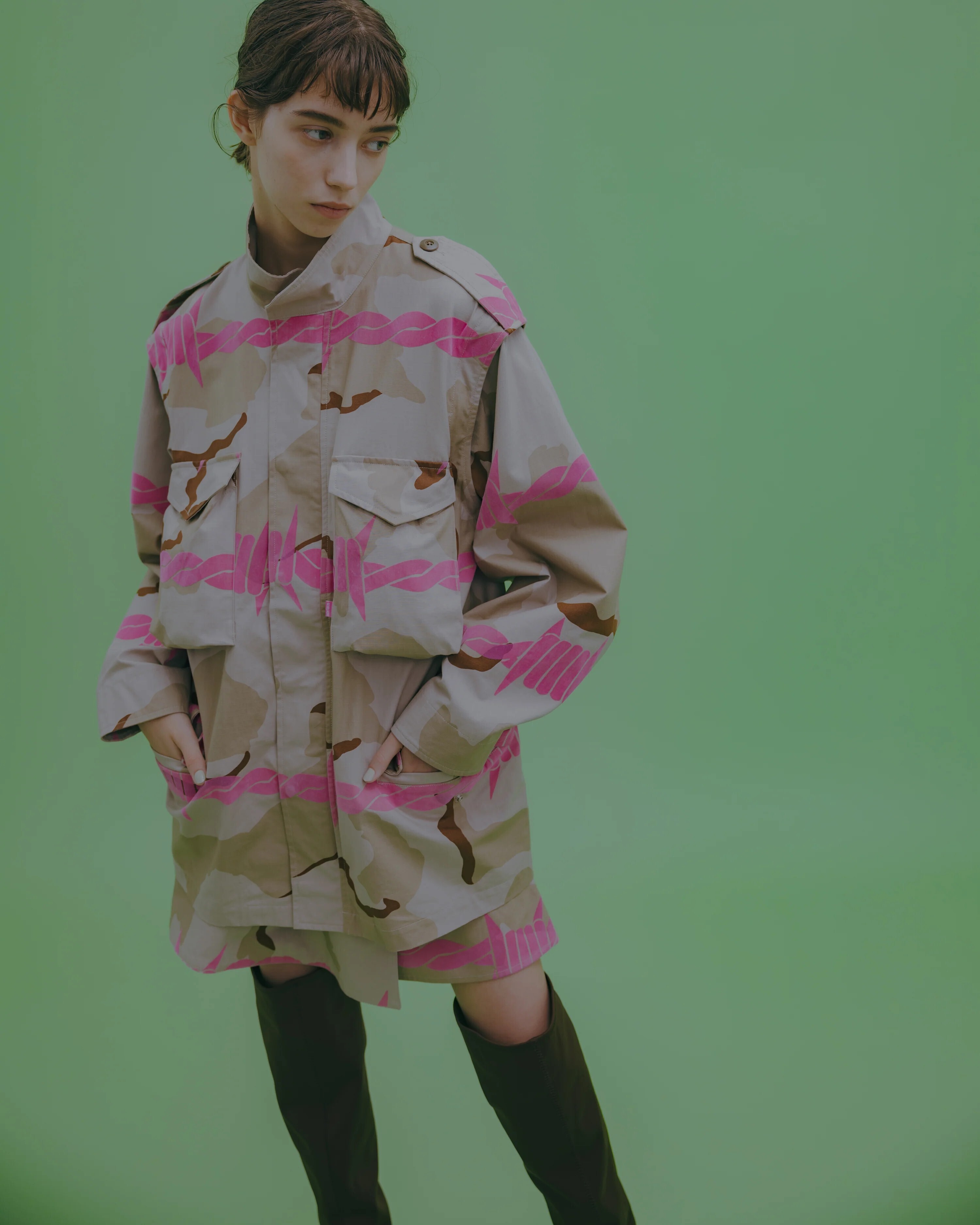 NON TOKYO 2WAY M-65 FIELD JACKET (BEIGE CAMO)