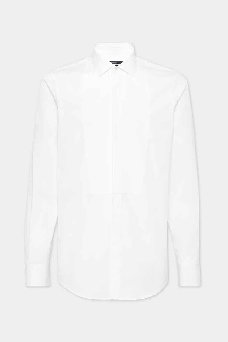 DSQUARED2 EASY SLIM MINI DEAN COLLAR SHIRT