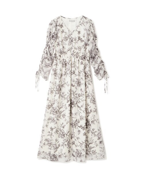 JILL by JILL STUART ビッグフラワーシャーリングワンピース
