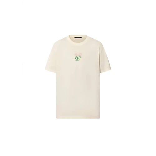 LOUIS VUITTON ショートスリーブコットンニットクルーネック