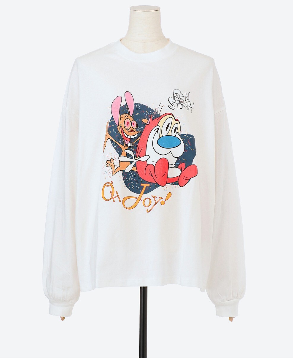 Little sunny bite ren stimpy long tee