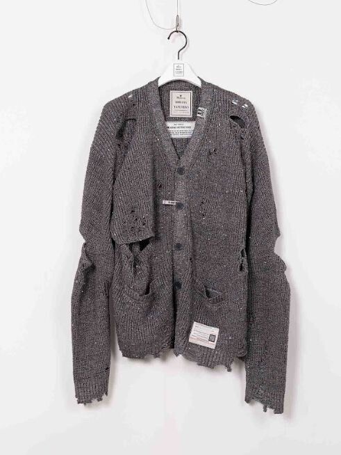 Maison MIHARA YASUHIRO SANGLE KNIT CARDIGAN
