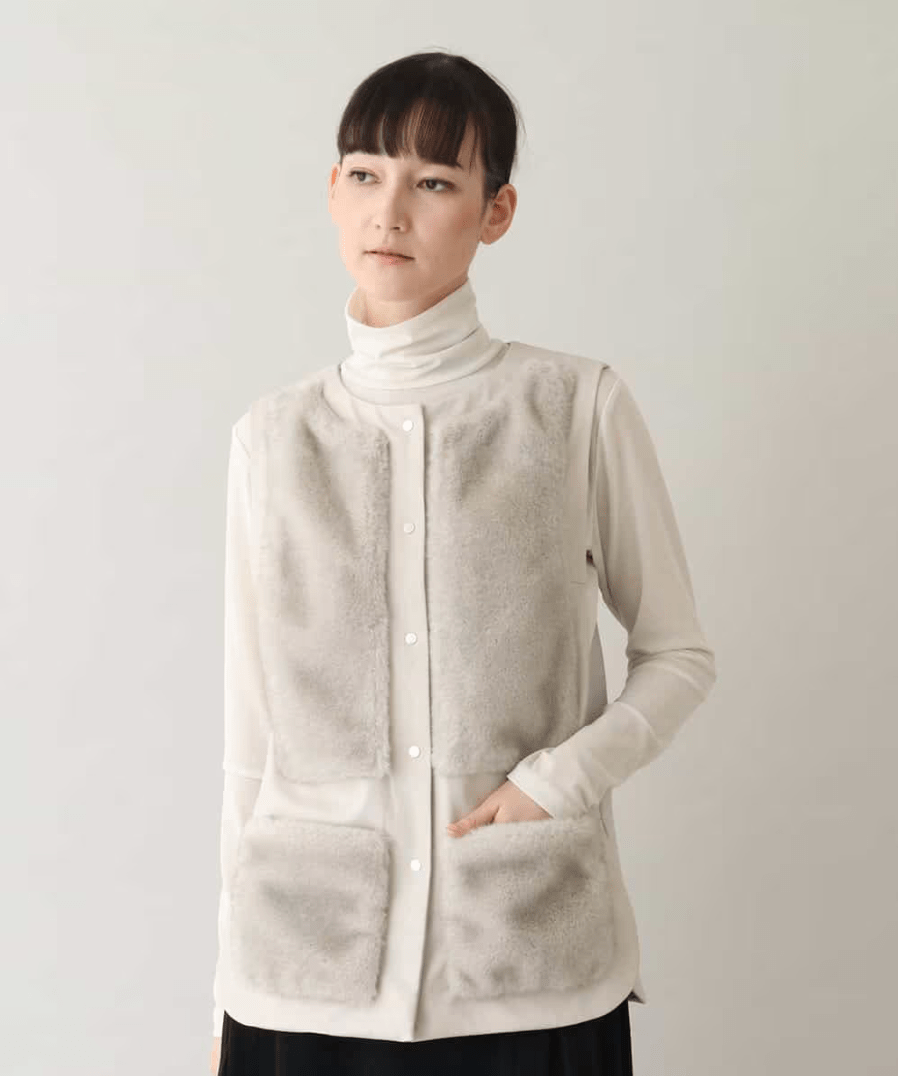 HIROKO KOSHINO ジョイントパーツデザインベスト/日本製