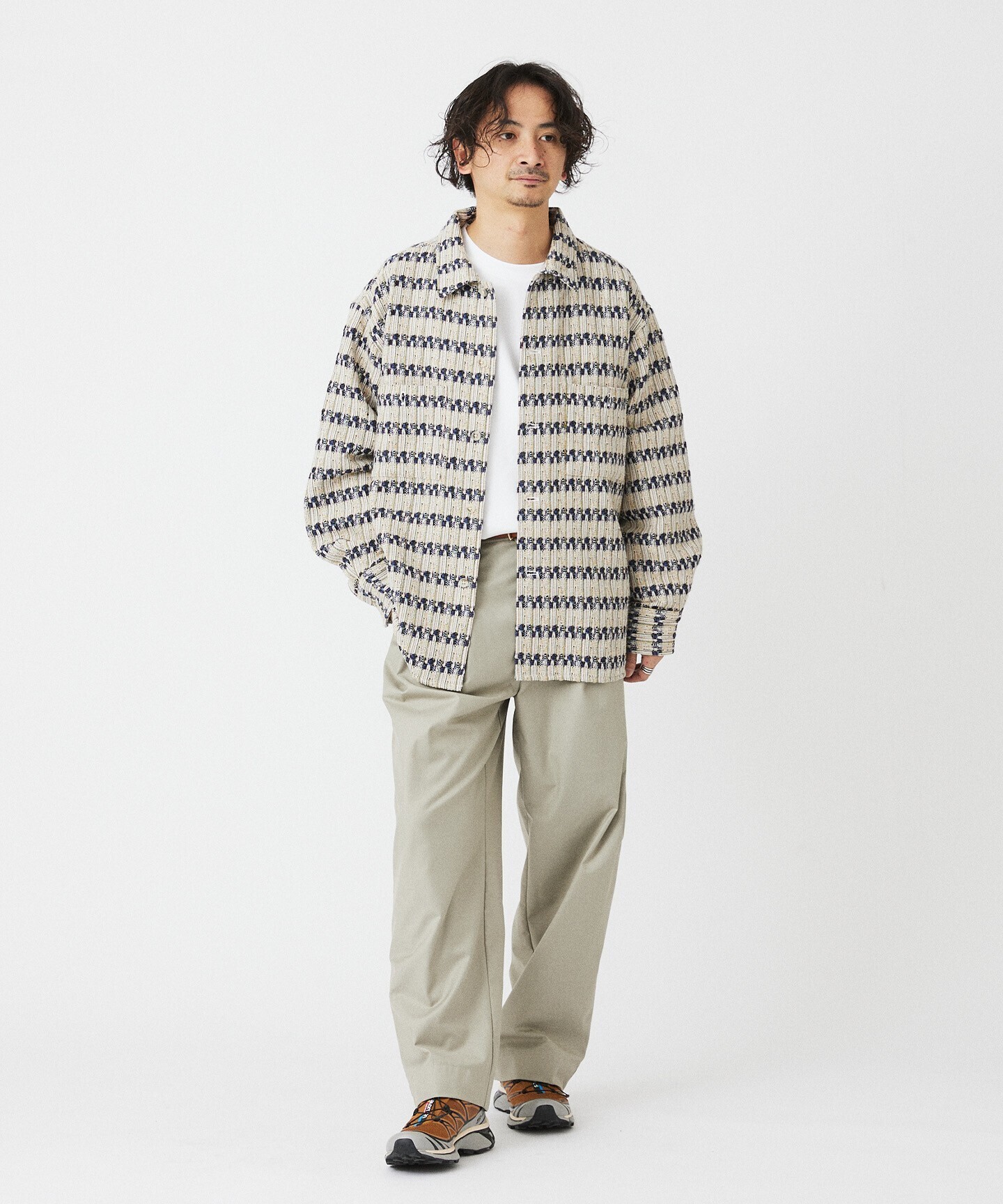 JOURNAL STANDARD relume ファンシーツイード CPOシャツジャケット