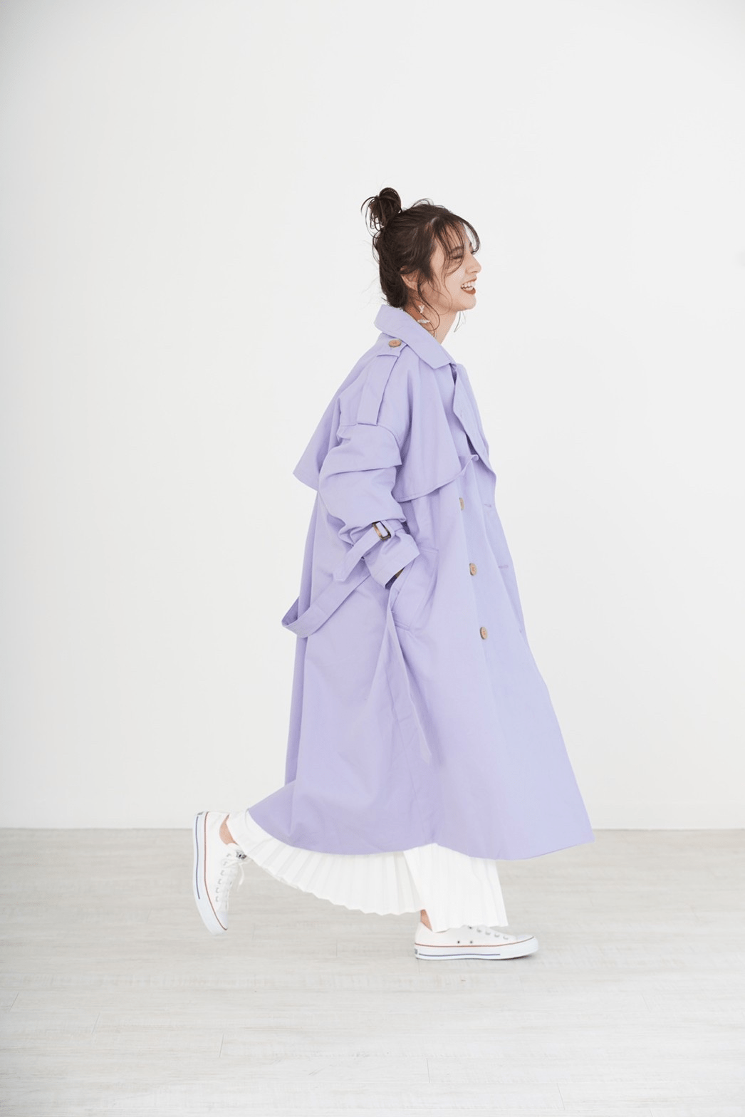 mite Spring omecashi trench﻿