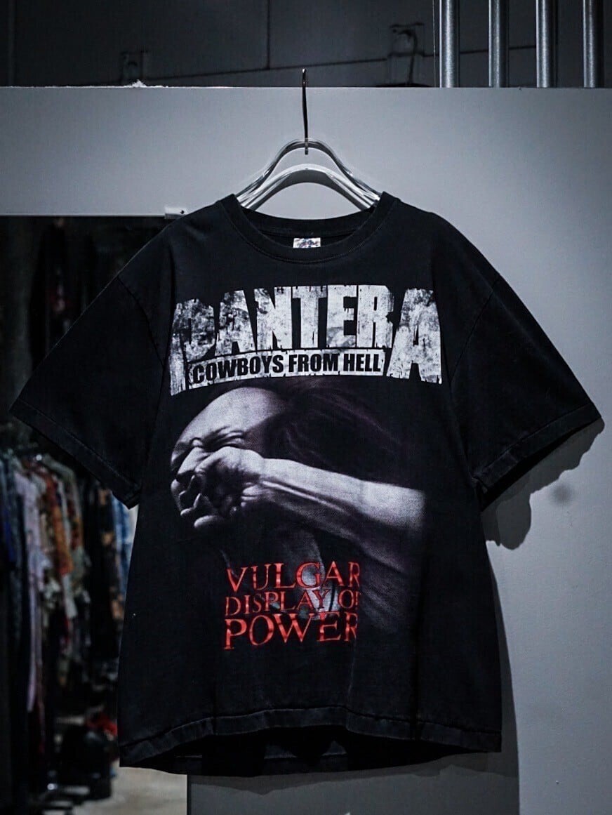 vintage "PANTERA" "Vulgar Display of Power" Print Design T-Shirt