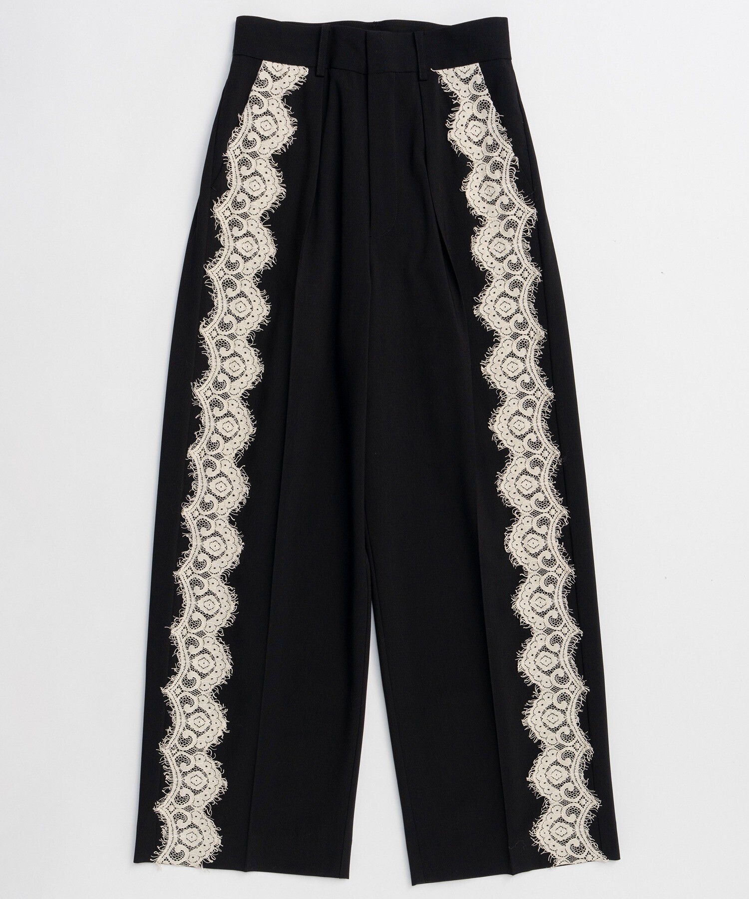 MAISON SPECIAL Side Lace Slacks/サイドレーススラックス
