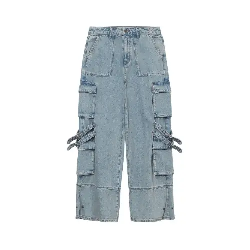 SUPERDRY W Wide Cargo Denim Pants
