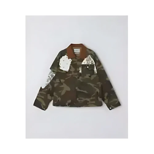 NOMARHYTHM TEXTILE NOMARHYTHM TEXTILE: SIGN PRINT WORK JACKET