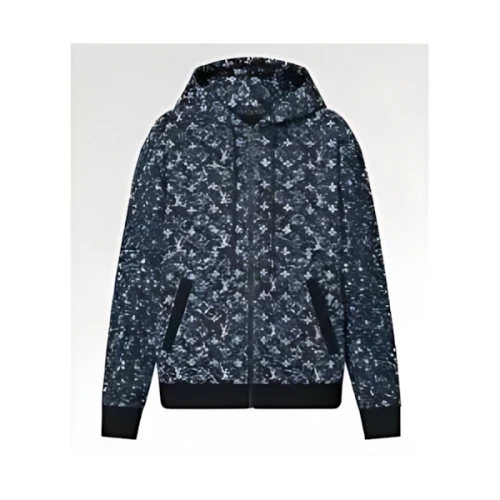 LOUIS VUITTON モノグラムジップスルーコットンフーディ
