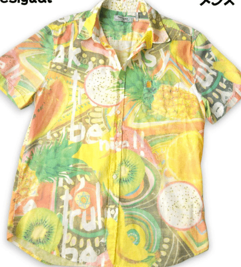 Desigual フルーツ柄 アロハシャツ