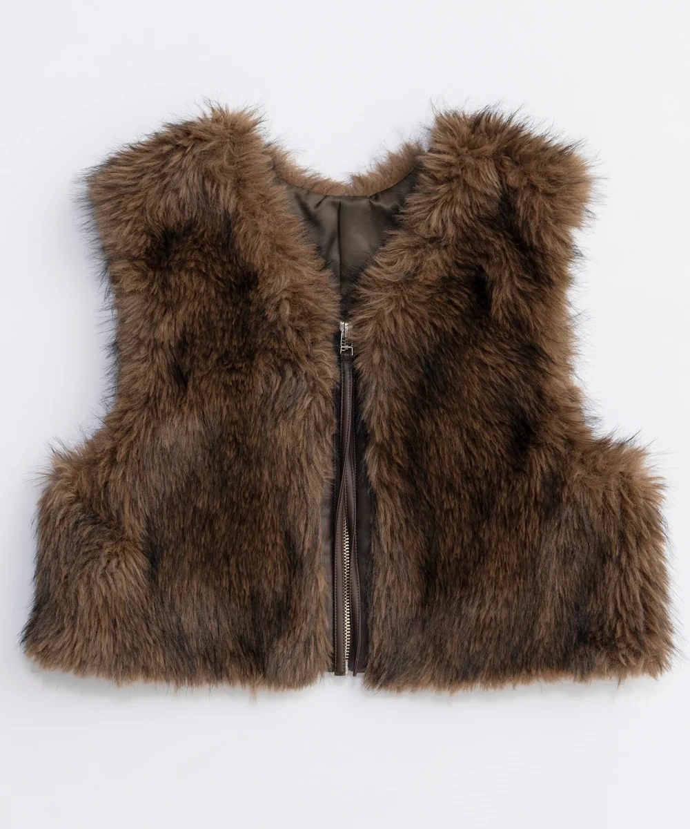 MAISON SPECIAL Fur Vest