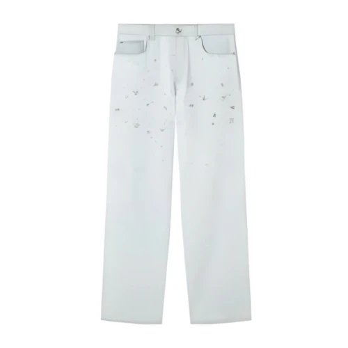 VERSACE EMBELLISHED JEANS
