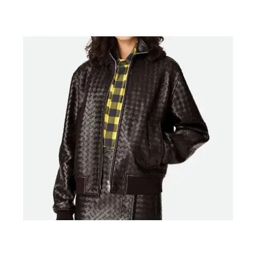 BOTTEGA VENETA イントレチャートレザー ブルゾン