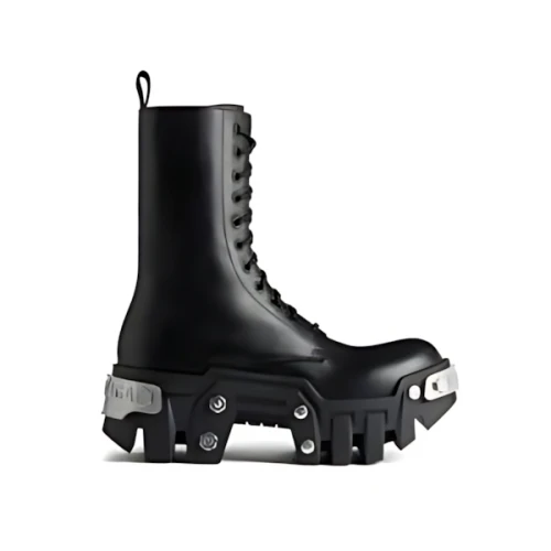 Balenciaga BULLDOZER LACE-UP BOOT IN BLACK