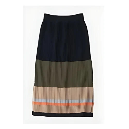 TRICOTE PLAIN RIB MULTI SKIRT