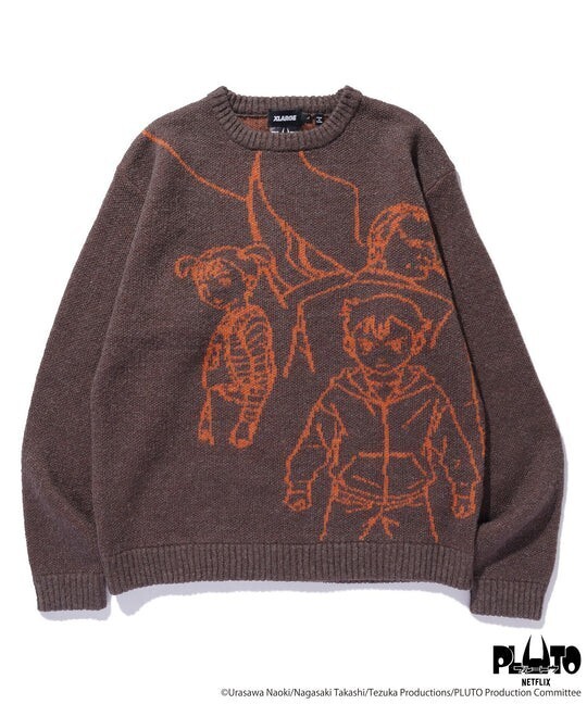 XLARGE XLARGE×PLUTO MOHAIR CREWNECK KNIT