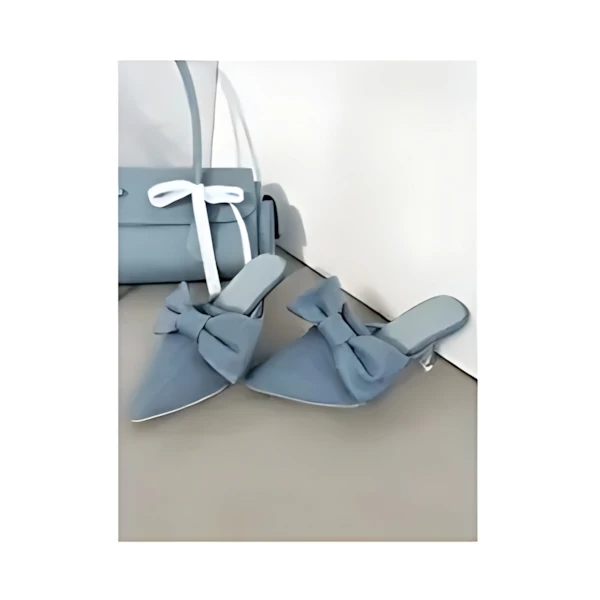 CALNAMUR BIG RIBBON CLIP MULE