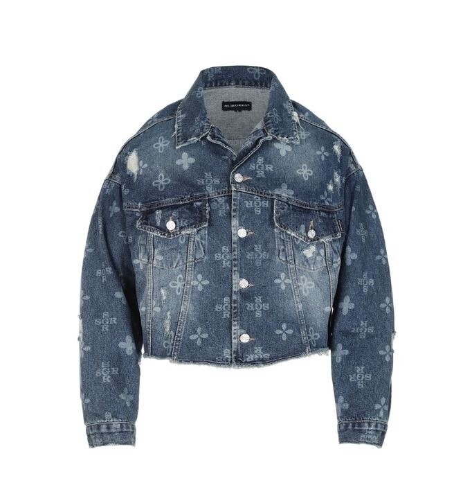 SURGERY MONOGRAM CLOVER TRUCKER DENIM
