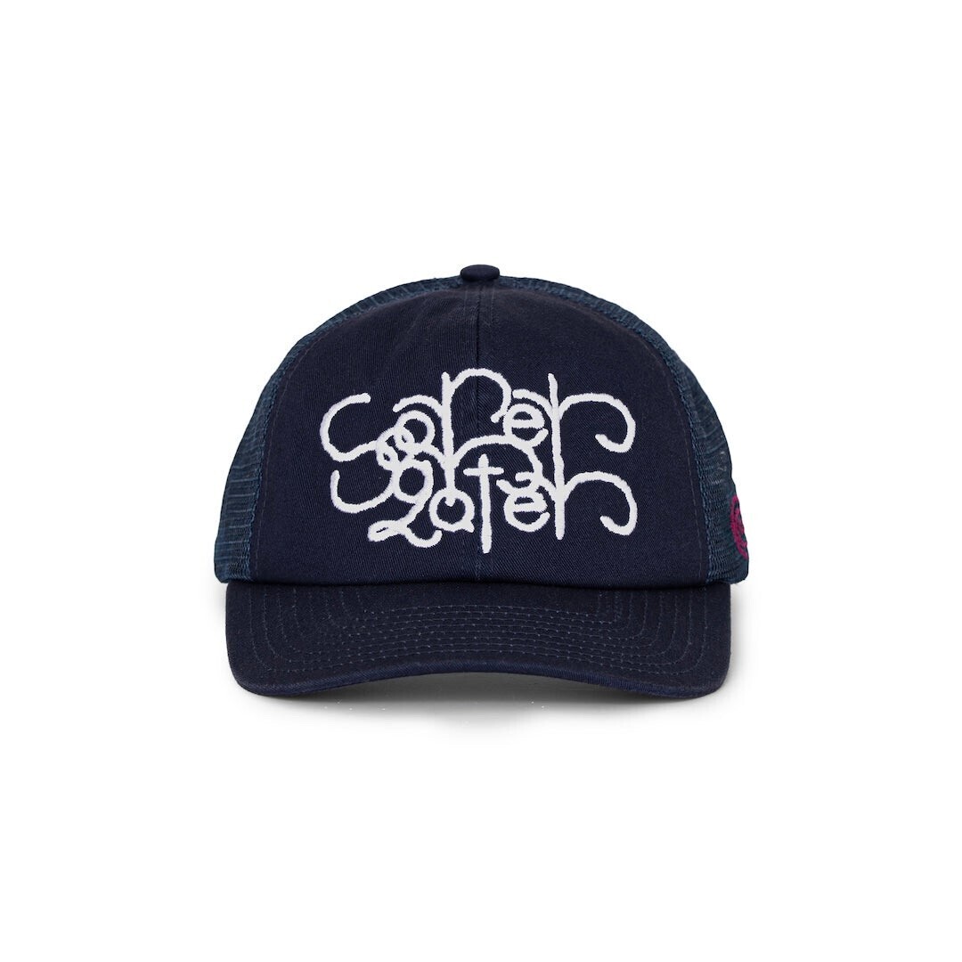 SOL soonerorlater Stem Logo Mesh Cap (NAVY)