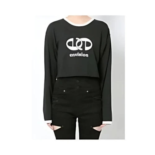 EMODA ショートマークロゴロングTシャツ