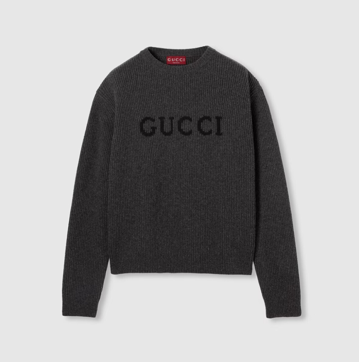 GUCCI ウールカシミア リブニット セーター
