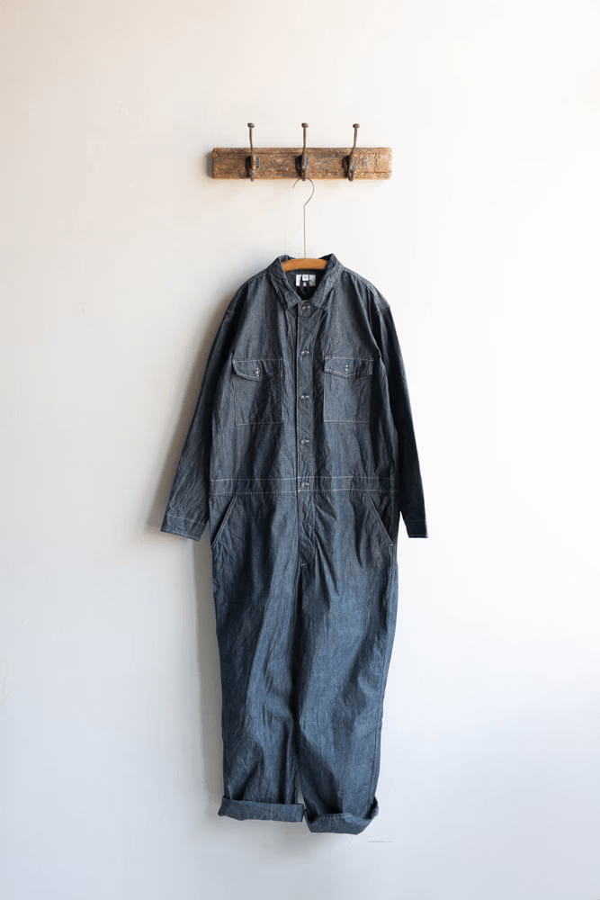 Yarmo Boiler Suit Indigo Chambray