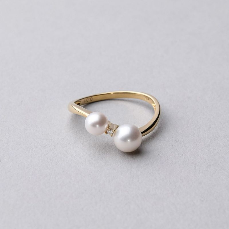 Pearl for Life Carina あこや真珠 カーブリング