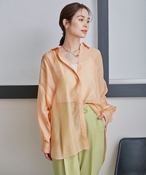 nano・universe LB.03/バックシャーリングシアーシャツ