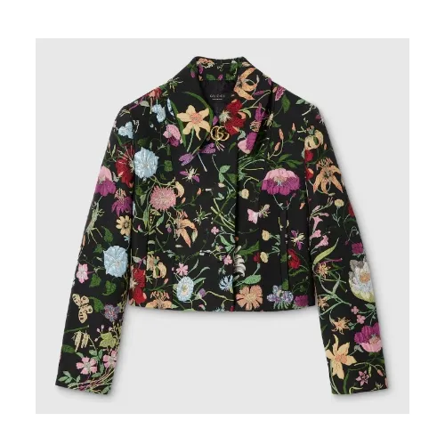 GUCCI Gucci Flora Silk Brocade Jacket