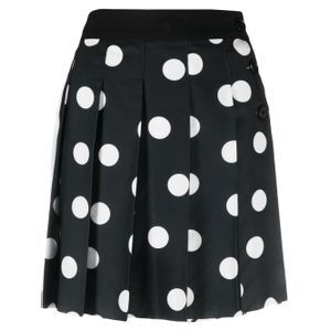 MSGM polka dot pleated mini skirt