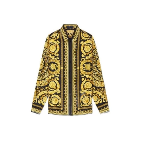 VERSACE バロッコ シルク シャツ