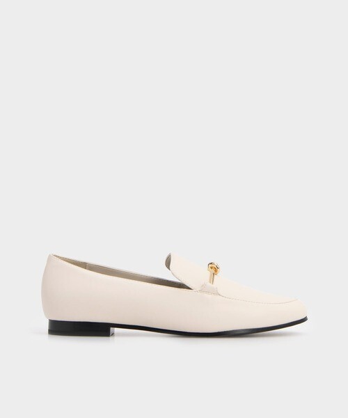 CHARLES & KEITH メタルノット ローファー