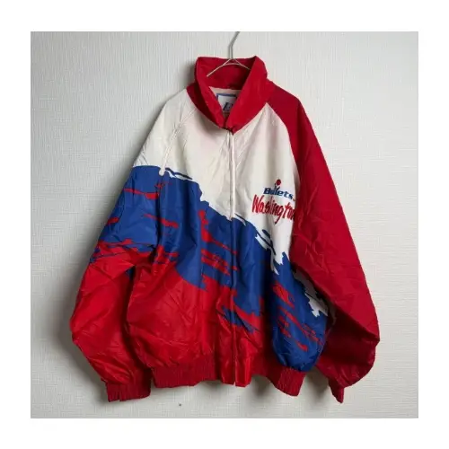 VINTAGE 703 Logo Athletic Bullets 90s Splash Jkt