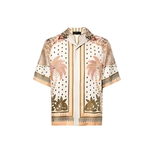 AMIRI パームツリー シルクシャツ