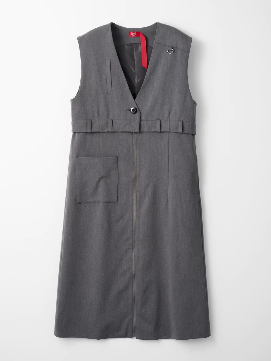 led.tokyo THREE WAY LONG GILET OP