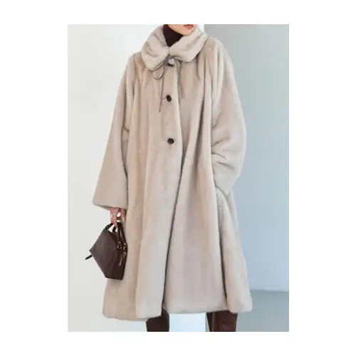 RUIRUE BOUTIQUE フラッフィーシンセティックファーコート
