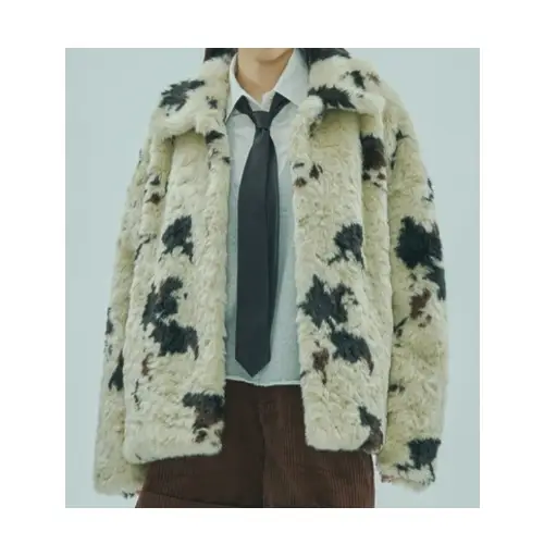 ROSE BUD FAUX FUR COAT