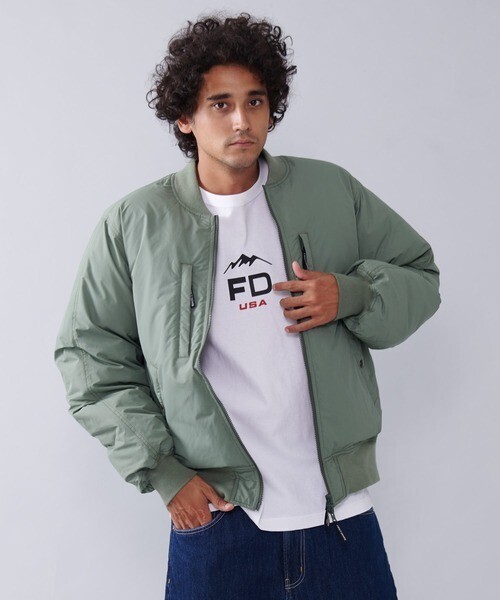 FIRST DOWN リバーシブルダウン MA-1 ディクロスマウリ