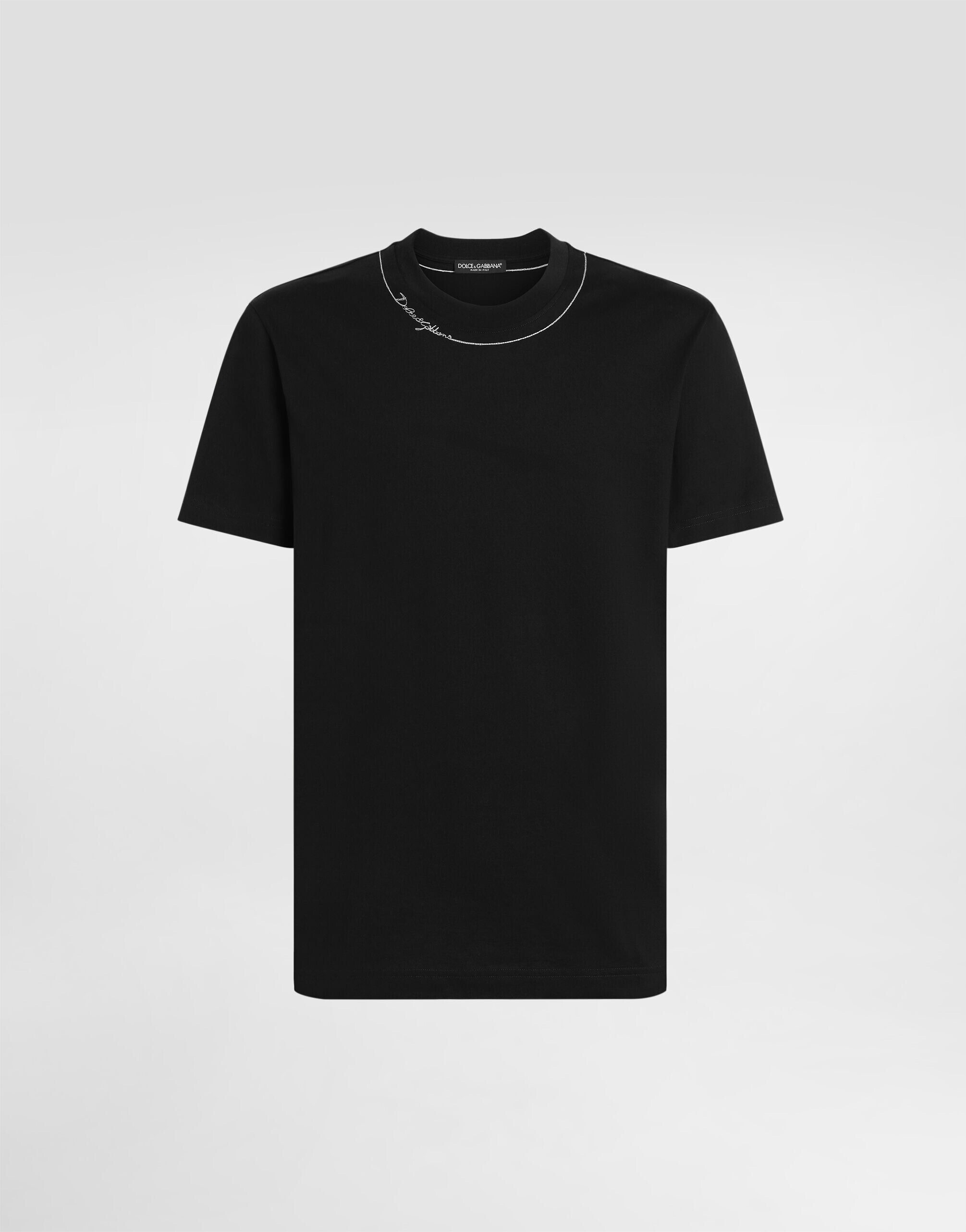 Dolce & Gabbana エンブロイダリー コットン Tシャツ
