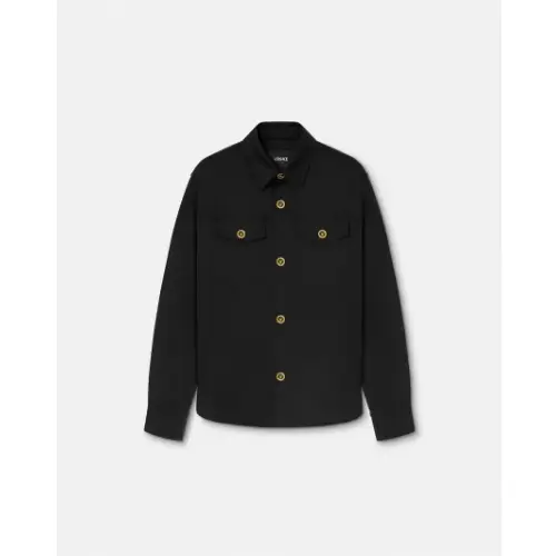 VERSACE ギャバジン オーバーシャツ