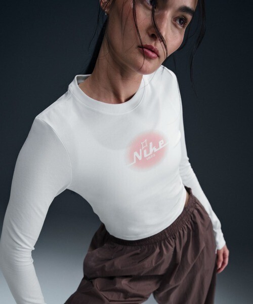 NIKE Nike Sportswear Women's Knit Long-Sleeve Cropped Top