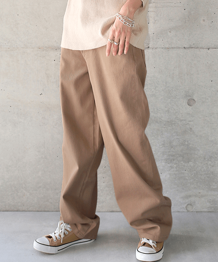 HUG.U ストレッチチノパン