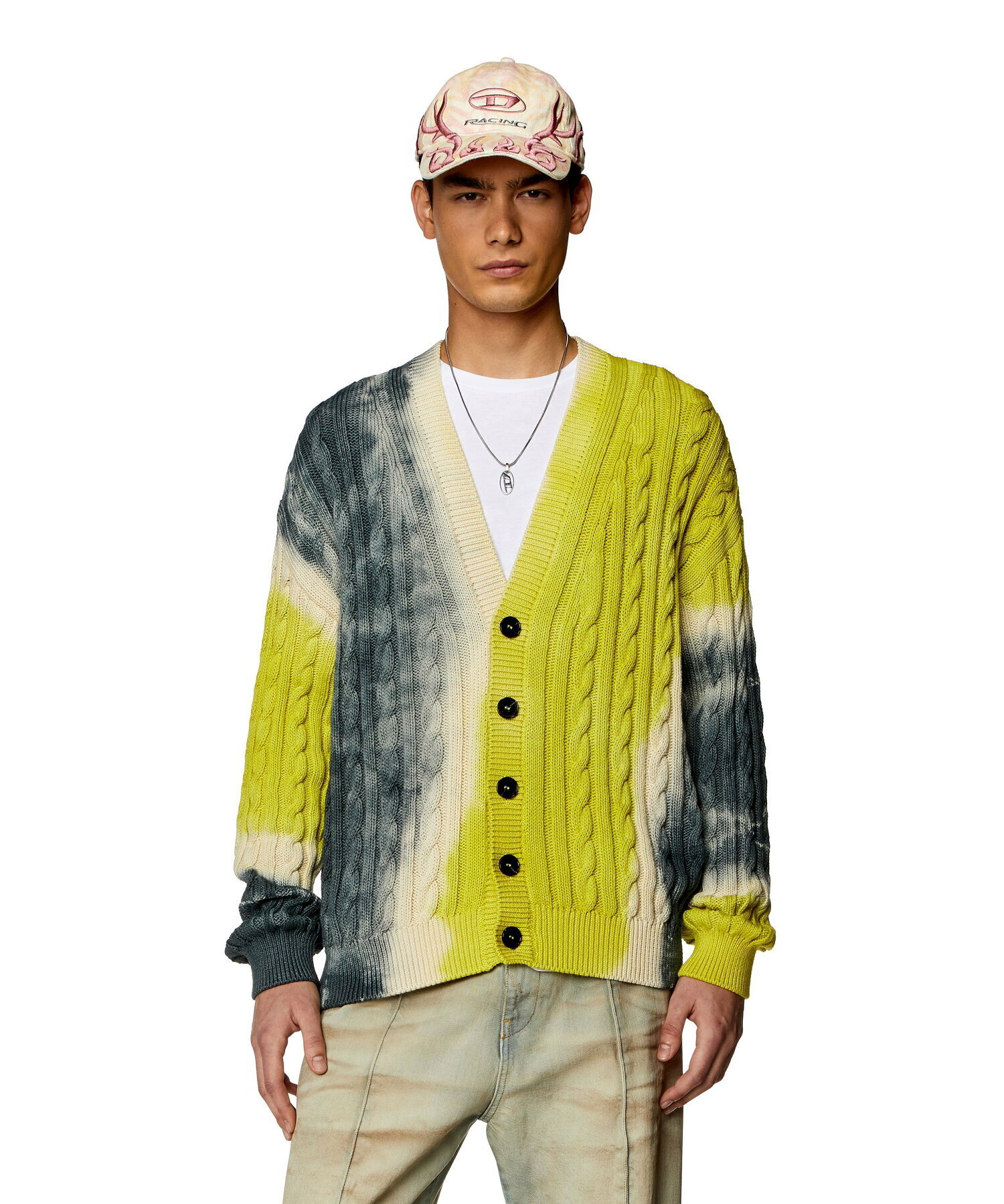 DIESEL メンズ ニット カーディガン K-JONNY