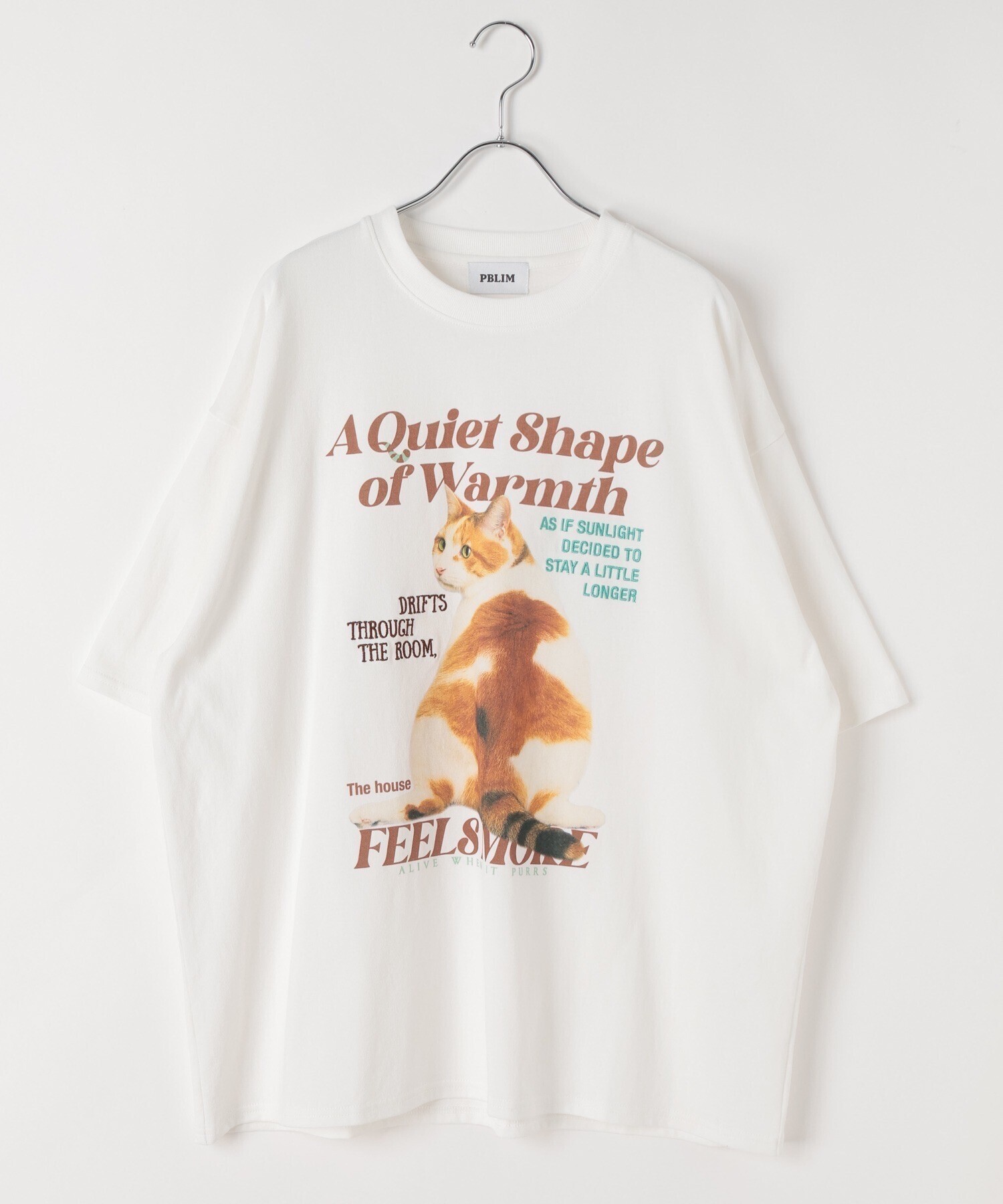 PBLIM 《UNISEX》レイジーキャットＴシャツ