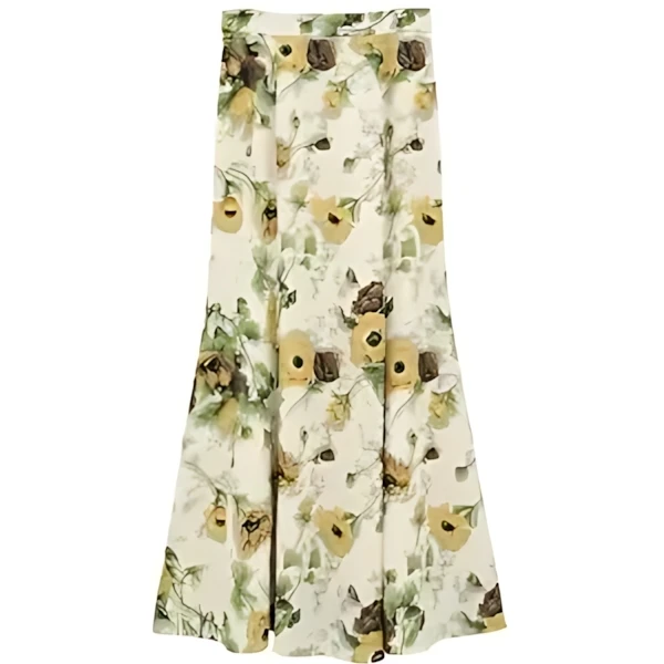 CLANE SCARF FLOWER MERMAID SKIRT